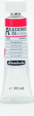 Produktbild von Schmincke 60ml AKADEMIE Öl color Zinnoberrot Öl 41 304 011