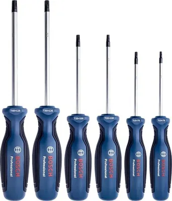 Zdjęcie produktu dla Bosch Set of 6 Professional Torx screwdrivers, 6 szt.