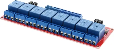 Produktbild von Relaiskarte. HIGH-LOW-LEVEL Trigger - 8 Kanal, 5V