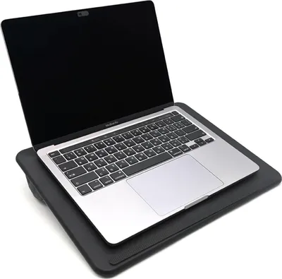 Zdjęcie produktu dla Poduszka pod laptopa na kolana | stolik pod laptopa do łóżka/kanapy | podkładka pod laptopa maks. 14 cali | 37x26,5x5 cm