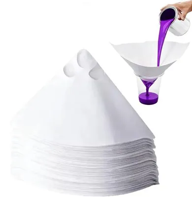 Productafbeelding van Famanu set van 100 kegelvormige lakfilters - diameter 16 cm