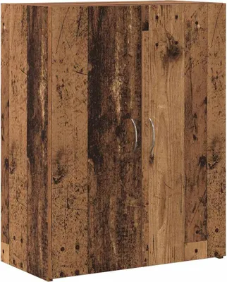 Image de Cabinet de Bureau avec étagère Chêne noir 70 x 32 x 77.5 cm