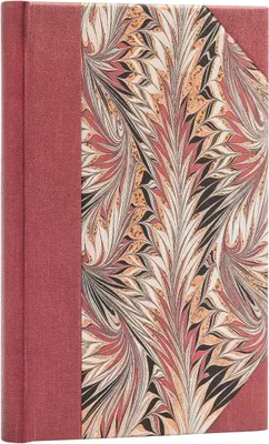 Produktbild von Paperblanks Rubedo Cockerell Marbled Paper Hardcover Mini Lined Elastic Band Closure 176 Pg 85 GSM