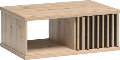 Produktbild von Couchtisch rechteckig Eiche mit schwarz CALLAO-161