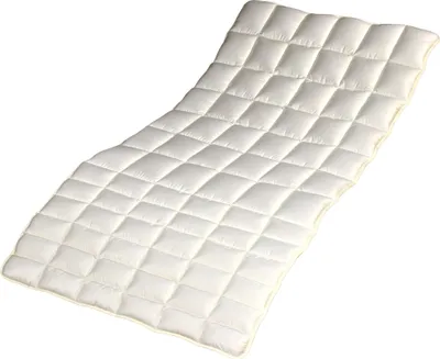 Produktbild von Premium Merino-Zirben-Unterbett Matratzenauflage 100x200 cm Schafwolle 1800 g