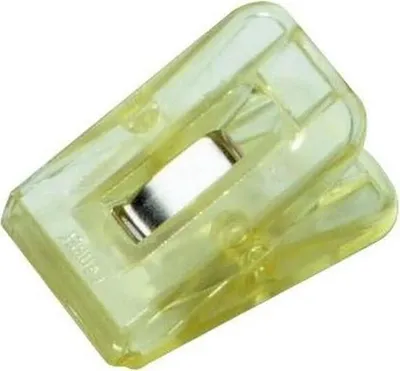 Produktbild von Briefklemmer Multi Clip Signal 1 25x43mm VE=10 Stück kristallgelb