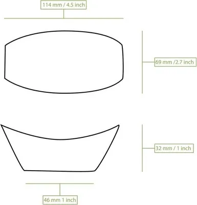 Produktbild von Holzsnackschalen 11cm 100Stück Buffet