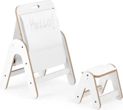 Produktbild von Verstellbare 2-in-1-Staffelei mit MDF-Stuhl / MamaToyz