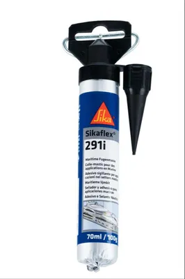 Produktbild von Sikaflex-291i, haftstarker Marine-Dichtstoff, 70 ml, schwarz