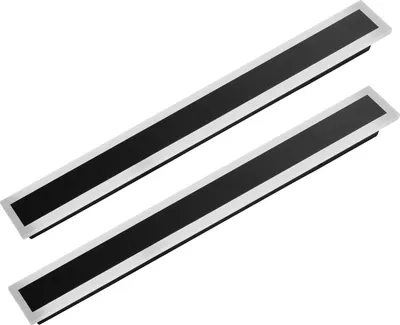 Immagine prodotto di SucceBuy Moderne luci da parete in set da 2, strisce lunghe 800 mm, luce bianca calda con 3000 K, IP65 impermeabile e antiruggine, ideale per casa, portico, giardino, terrazza e garage