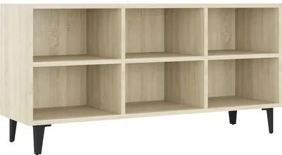 Obrázek produktu pro vidaXL TV skříňka s kovovými nohami Dub Sonoma 103,5x30x50 cm