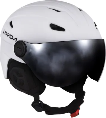 Produktbild von LIXADA Skihelm, Snowboardhelm, Skihelm Herren Damen, Mit Visier, 58-62cm, Helm Wintersport, Weiß