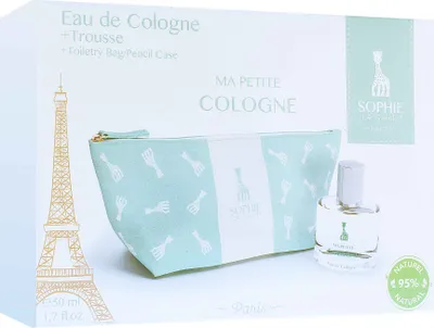 Produktbild von Sophie La Girafe Ma Petite Cologne Geschenkset für Kinder Köln 50 ml + Kosmetiktasche