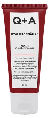 Productafbeelding van Q+A Dagelijkse hydraterende crème met hyaluronzuur, 75 ml