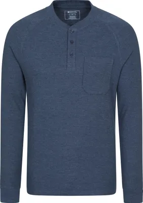 Produktbild von Mountain Warehouse - "Selby" T-Shirt Henley-Kragen für Herren MW855 (XXL) (Marine)