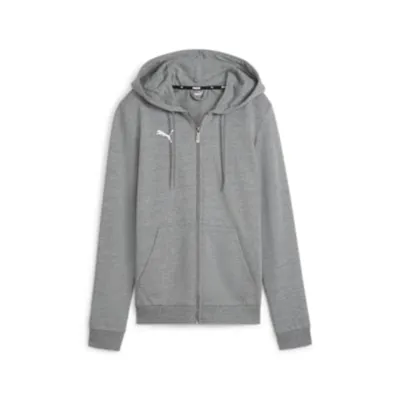Produktbild von Puma Teamgoal Kapuzensweat Damen - Hellgrau Meliert