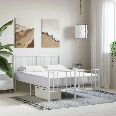 Produktbild von vidaXL Schaumstoffmatratze Weiß 120x210 cm Härtegrad H2 H3