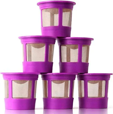 Obrázok produktu pre Sada opakovane použiteľných K-Cupov pre kávovary Keurig, kávové filtre, kompatibilné s kávovarmi Keurig 1.0 a 2.0