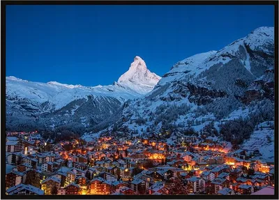 Obrázok produktu pre Obrazový plagát v ráme 53x73 cm Matterhorn P1015