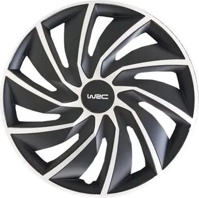 Image de WRC WRC enjoliveurs de roue 16 pouces - argent/noir - 4 pièces