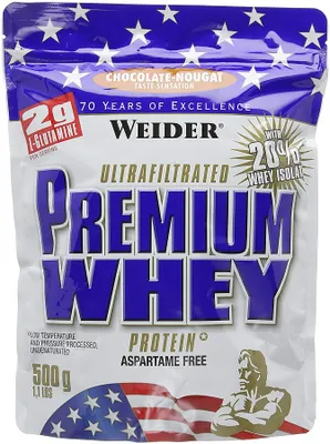 Produktbild von Weider - Premium Molke, Erdbeer-Vanille, Pulver, 500g