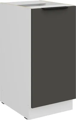 Produktbild von Unterschrank mit einer Tür LUNARA – Breite 40 cm, Graphit/Weiß