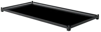 Unterbodenplatte für Käfig 2.0, 100 cm, schwarz