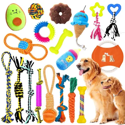 Immagine prodotto di Solidchoice - Set di 19 giocattoli per cani, ideale per cuccioli