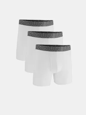 Image de Under Armour Boxershorts M Ua Perf Coton 6In-Wht 1383889-100__LG