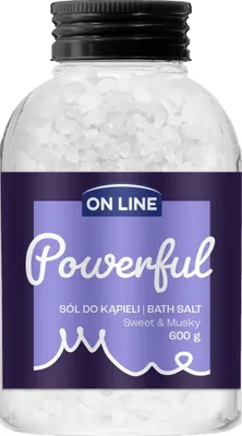Obrázek produktu pro On Line sól do kąpieli Powerful 600 g