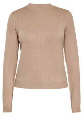 Produktbild von AODA damen strickjacke - taupe, M