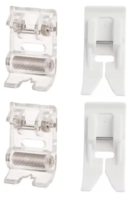 Nähmaschinenfüße, 4 Stück, Teflon, Antihaft, Gleitfuß, Rollfuß