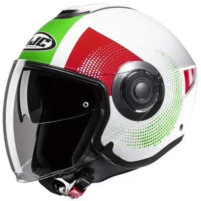 Produktbild von HJC i40N PYLE Jethelm weiss-grün-rot MC41 XL XL in grün/rot/weiß