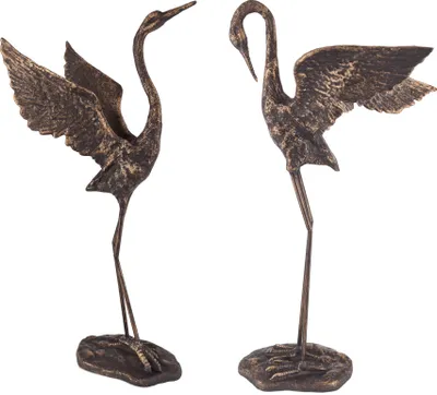 Produktbild von abc HOME | Gartenfigur Kraniche | 2er Set