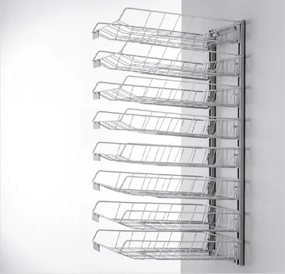 Produktbild von Wandsortieranlage Sorter 1008 8 Körbe silbergrau