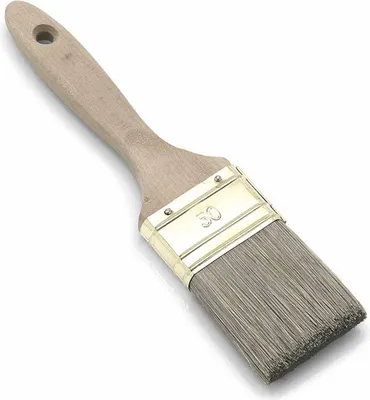 Produktbild von Präzisions Lasurpinsel Flachpinsel 100mm Holzgriff Streichpinsel Malerzubehör 1 Stück