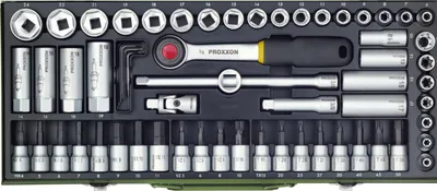 Produktbild von PROXXON Super-Kompaktsatz 3/8" 65-teilig