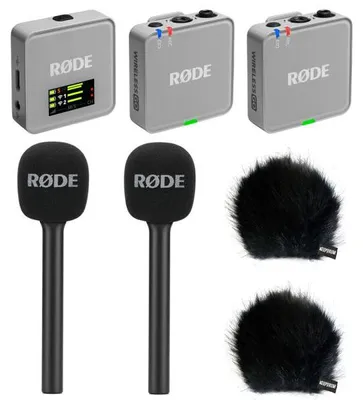 Produktbild von Rode Mikrofon-Funksystem Wireless GO Gen 3 Grau Interview Set 2 BK