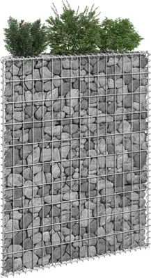 Obrázok produktu pre Maison Exclusive - Trapézový gabiónový vyvýšený kôš pozinkovaná oceľ 80x20x100 cm
