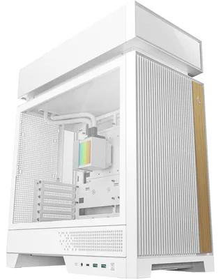Zdjęcie produktu dla DeepCool CL6600 WH, Midi Tower, PC, Biały, ATX, micro ATX, Mini-ITX, Kopolimer akrylonitrylo-butadieno-styrenowy (ABS), SPCC, Szkło hartowane, Gaming