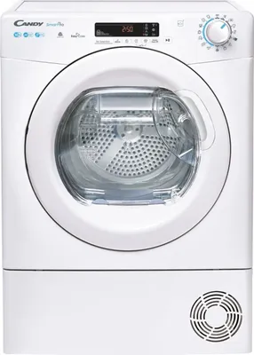 Obrázek produktu pro Candy Smart Pro CSOE H10A2DE-S, Stojací, Přední plnění, Tepelné čerpadlo, Bílá, Knoflíky, Otočné, Levý