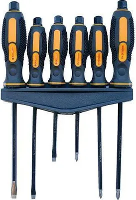 Image de Set de tournevis Strend Pro SD0440, avec embout de frappe, 6 pieces, Strike S2Pro