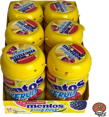 Produktbild von Mentos Gum Full Fruit Dose 6 x 70g