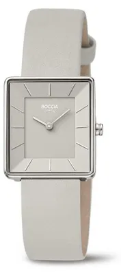 Productafbeelding van Boccia 3351-01 dameshorloge, titanium, grijs