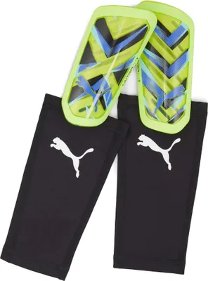 Image de Puma ULTRA Flex Sleeve Football Protège-tibias unisexe fizzy apple bleu taille S