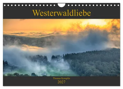 Produktbild von Westerwaldliebe (Wandkalender 2027 DIN A4 quer), CALVENDO Monatskalender