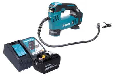 Immagine prodotto di Compressore a batteria Makita DMP 180 Z 18 V 8,3 bar + 1x batteria 9,0 Ah + caricabatterie