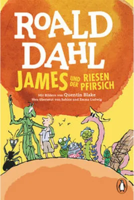 Obrázok produktu pre Roald Dahl James und der Riesenpfirsich Hardcover neu übersetzt mit s/w Illustrationen