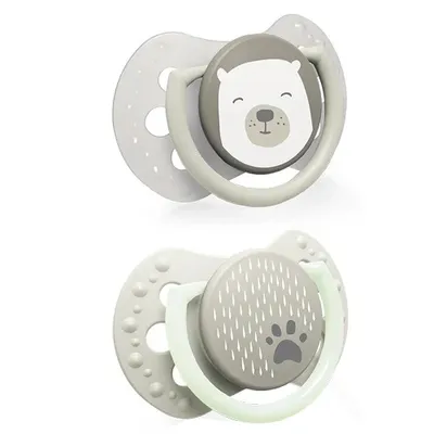 Produktbild von LOVI Schnuller Silikon dynamisch Buddy Bear 0-2 m 2 St. 22/862