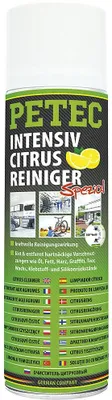 Produktbild von PETEC Citrusreiniger 72950 Spezialreiniger Orangenduft löst Harz Kleber 0,5 l